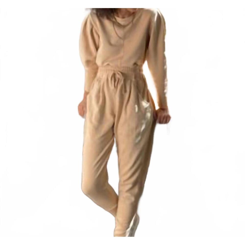 NEW THE WAIGHT avocado dyed sweatpants in beige
